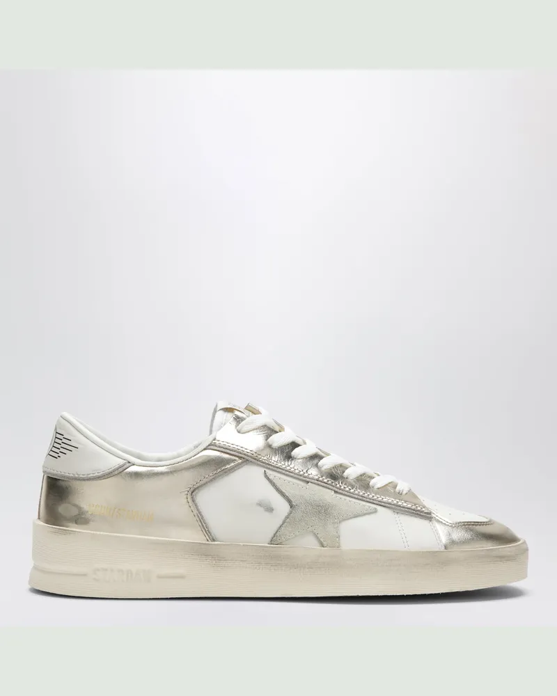 Golden Goose Sneakers Ball Star Platinum/Milk/Beige Metal