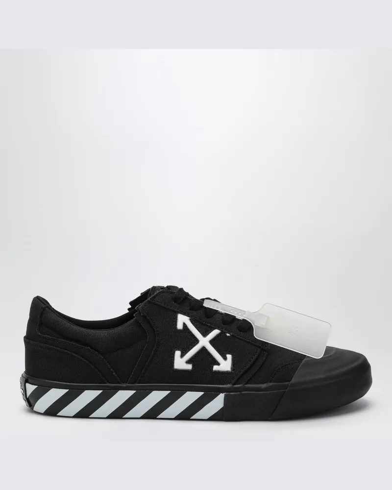 OFF-WHITE Schwarze Sneakers New Low Vulcanized Schwarz