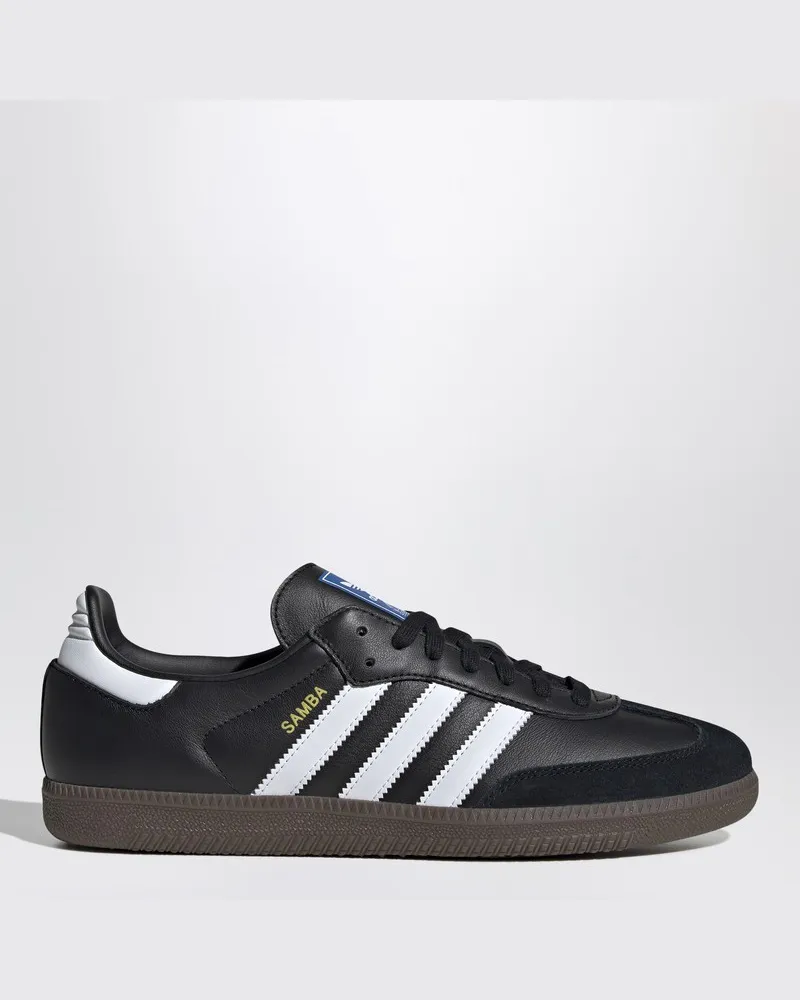 adidas Niedriger Samba OG schwarz/weiß Sneaker Schwarz
