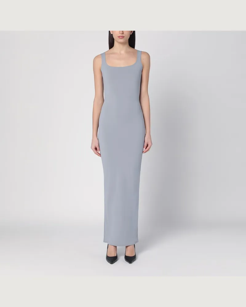 Entire Studios Langes Kleid in Grau aus Nylonmischung Grau