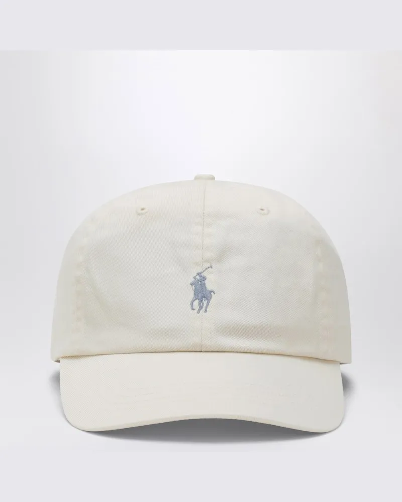 Ralph Lauren Weiße Baseballkappe mit Logo Mehrfarbig