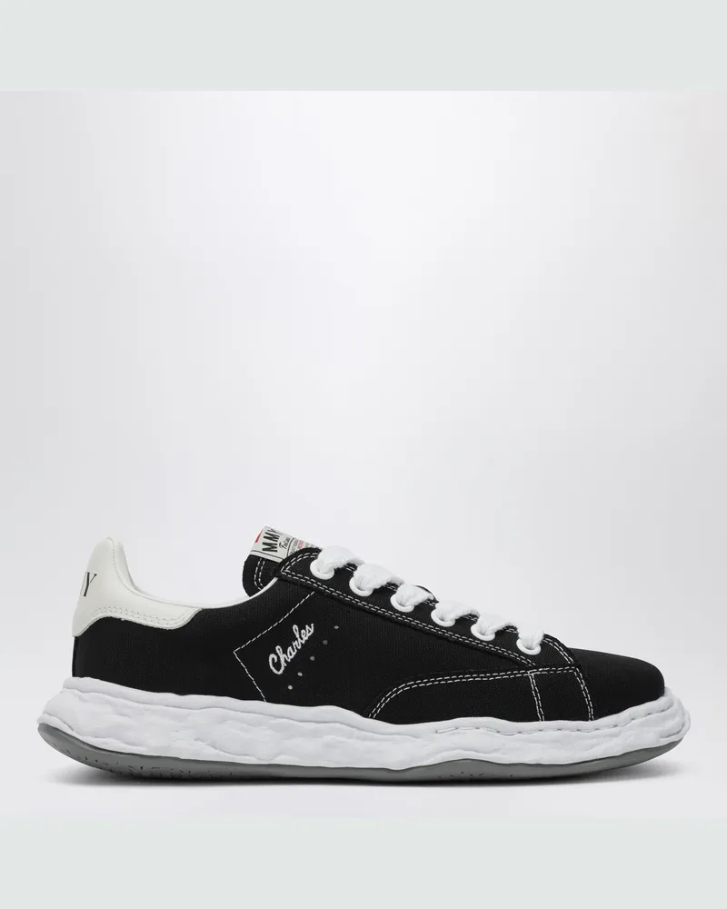 MIHARAYASUHIRO Charles OG schwarze Leinenschuhe Grey
