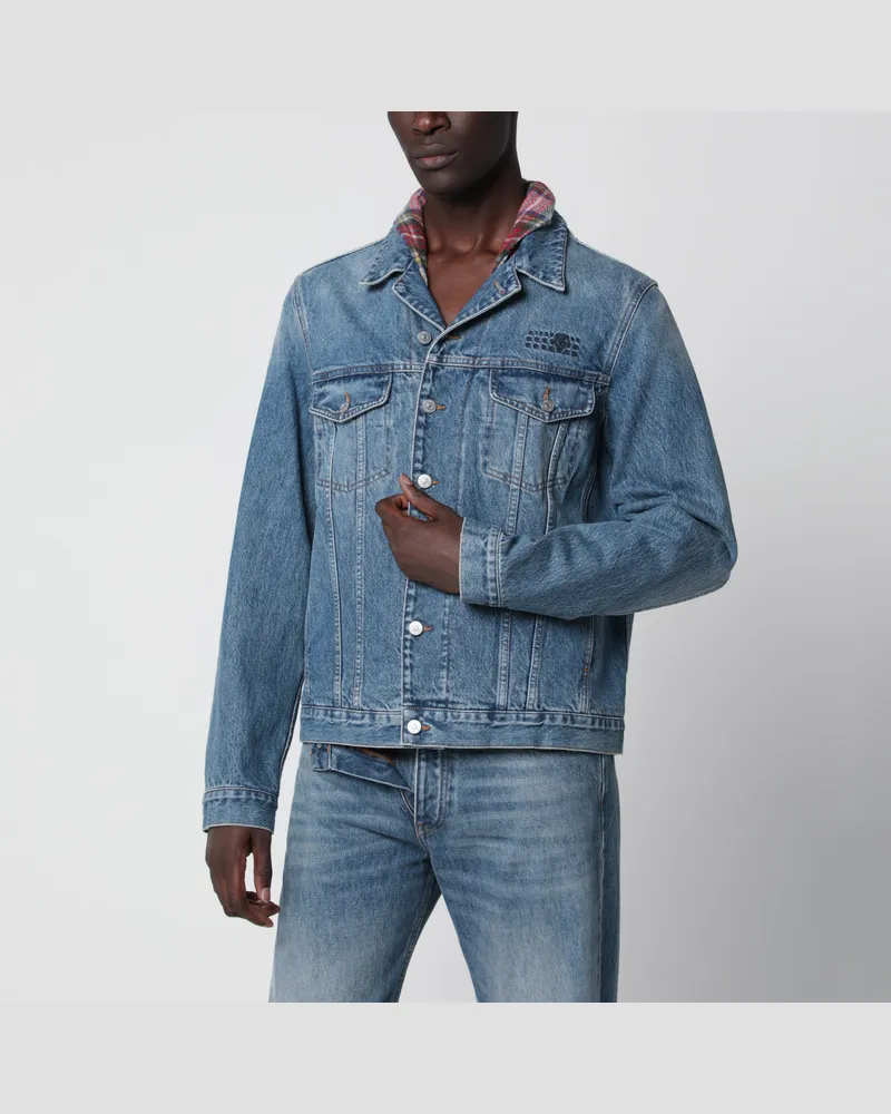 Maison Margiela Blaue Jeansjacke Blue