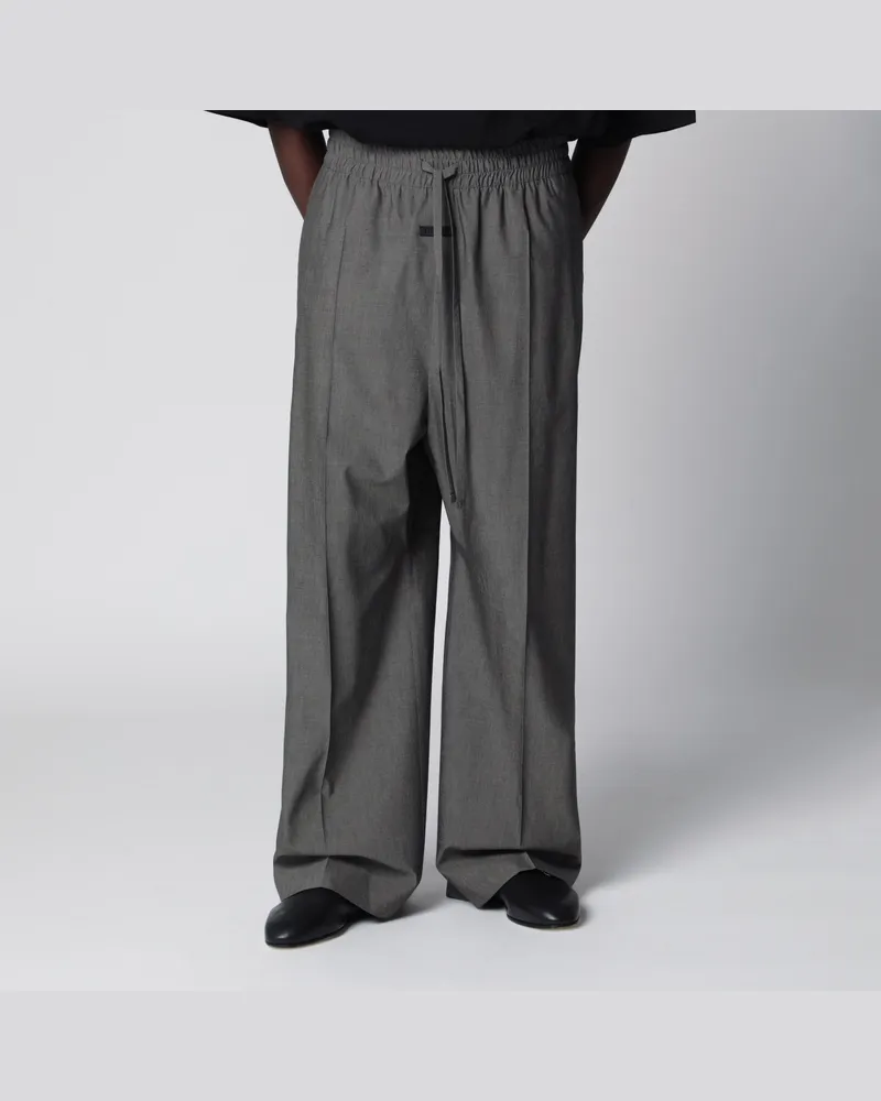 Fear of God Graue weite Hose aus Wollmischung Grey