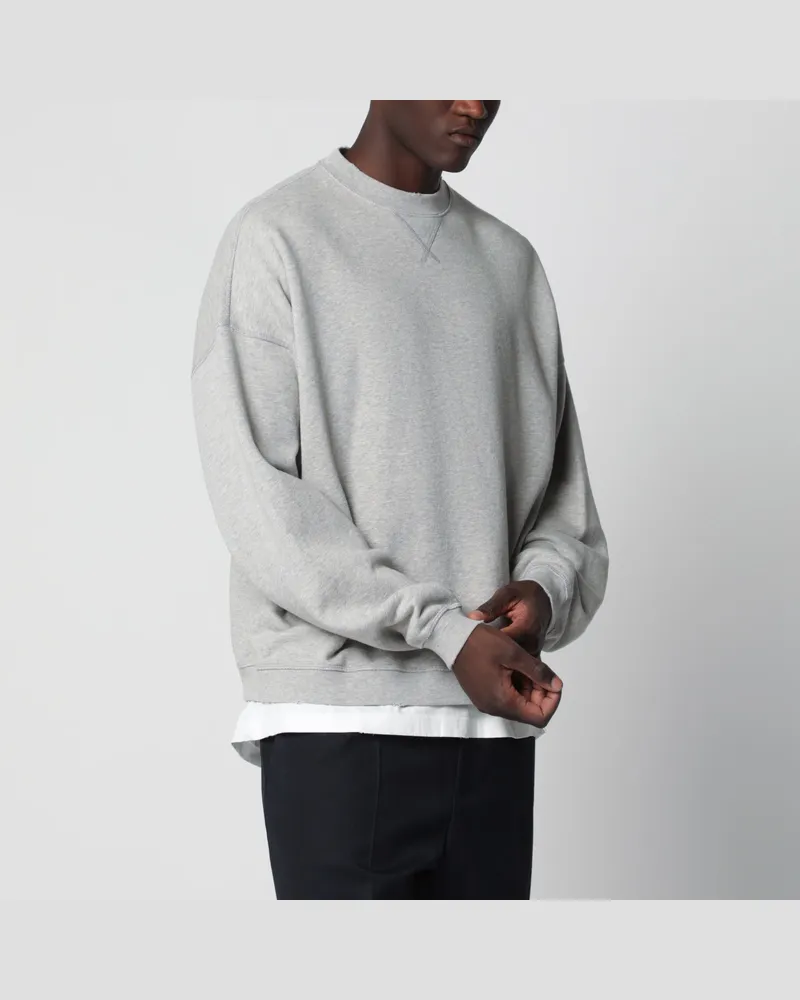 Golden Goose Sweatshirt Journey aus Baumwolle in Melangegrau Grey