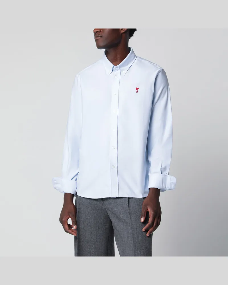 AMI Paris Hellblaues Hemd Ami de Coeur Light