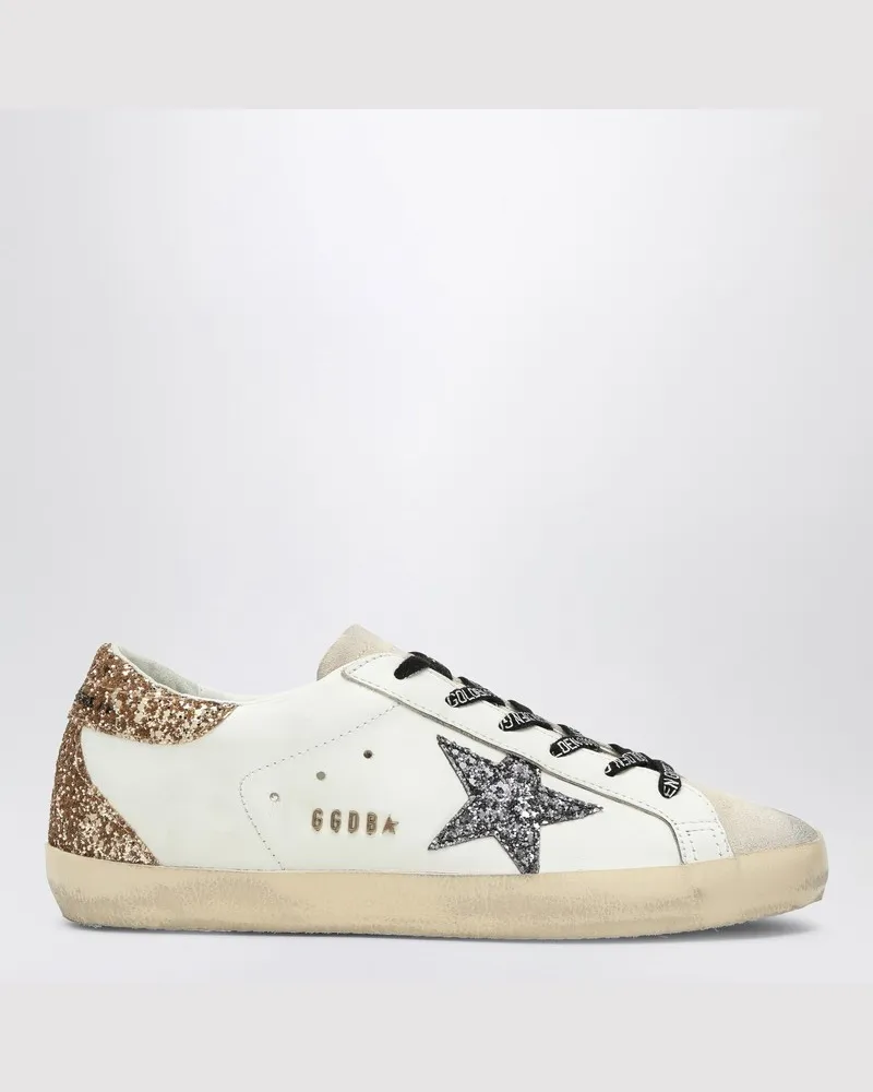 Golden Goose Sneakers Super-Star weiß/silber/gold Weiß