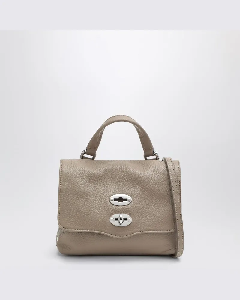 Zanellato Kleine Postina-Tasche in der Farbe Lehm Grau