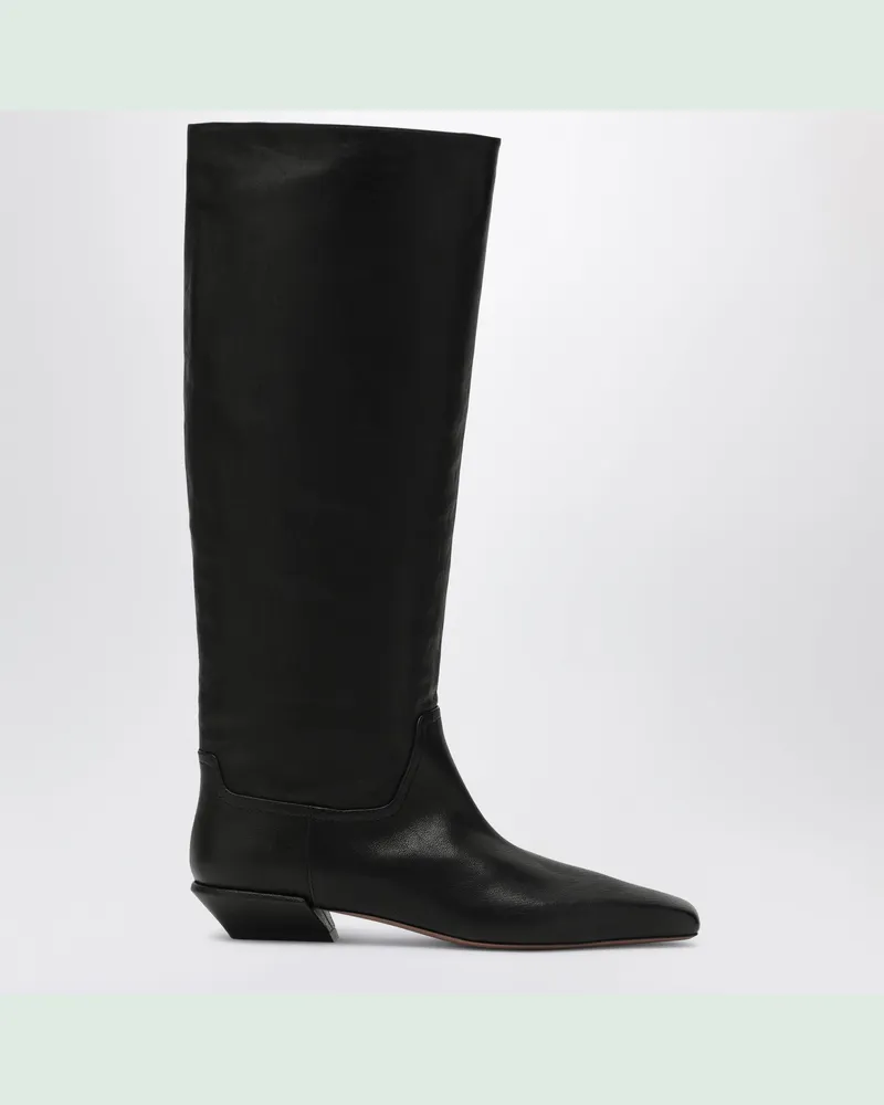 Paris Texas Stiefelette Bettina Boot 25 aus Kalbsleder in Schwarz Black