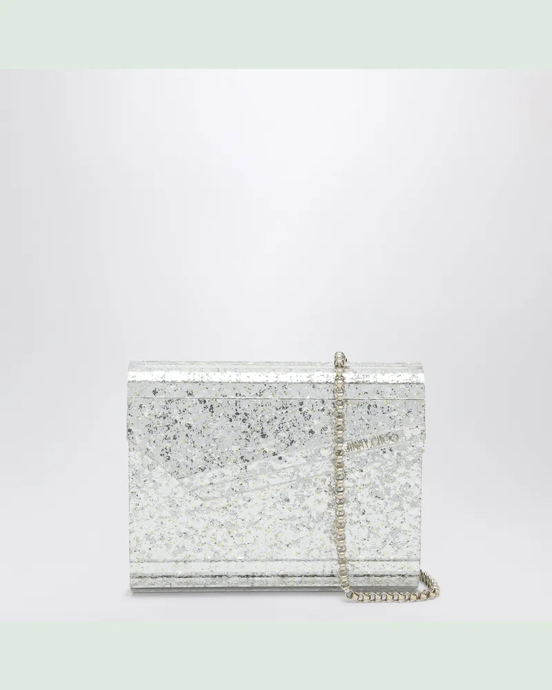 Jimmy Choo Candy Champagner Clutch Bag Metal