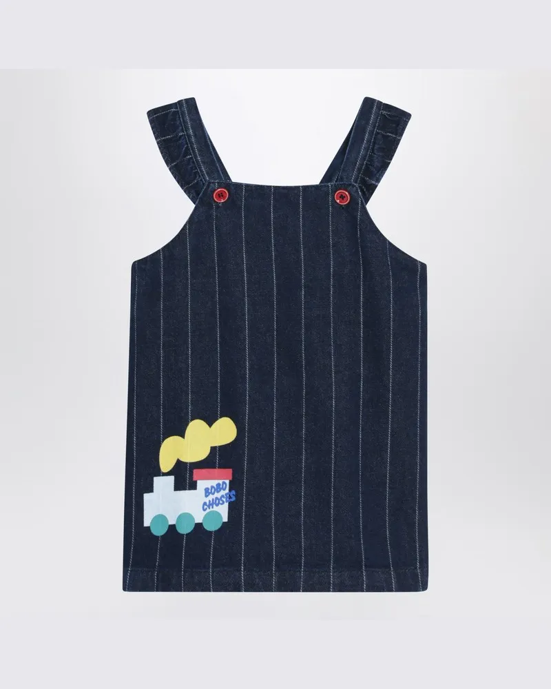 BOBO CHOSES Marineblaues Jeanskleid mit Schleppe Blau