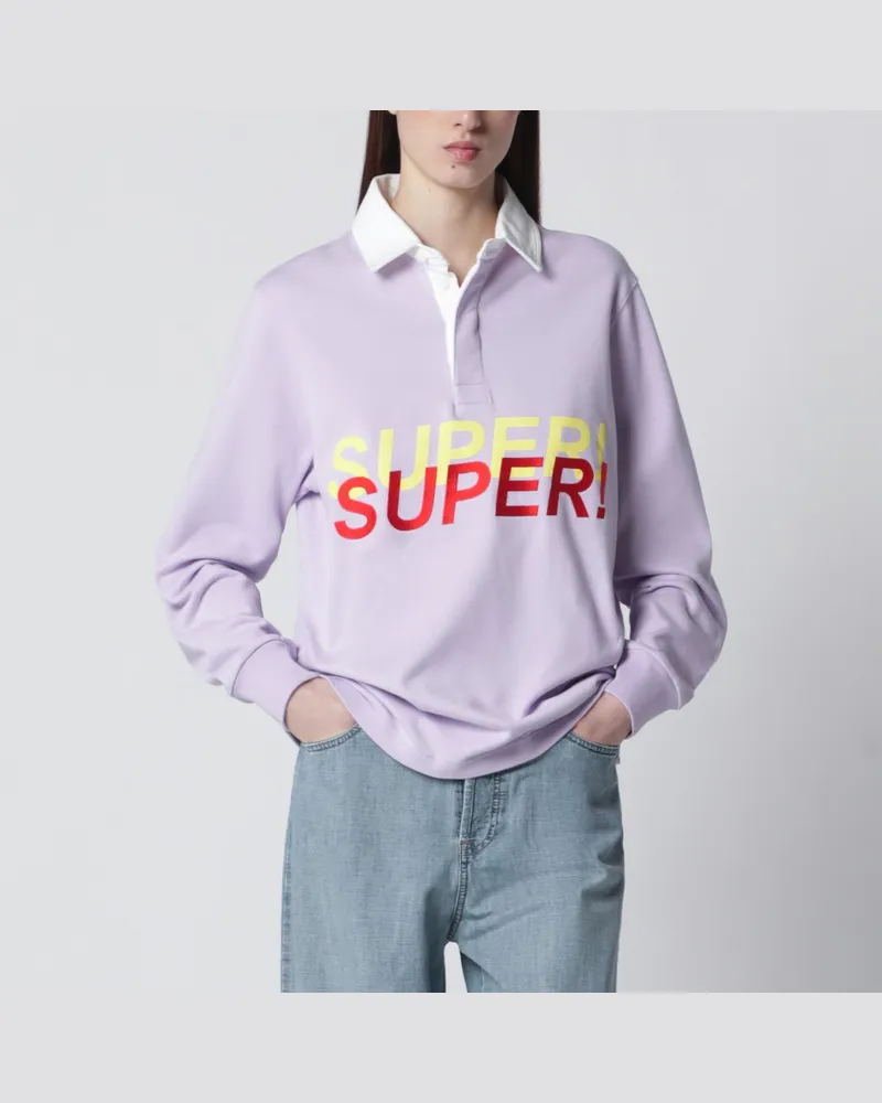 J.W.Anderson Super Super Poloshirt in Lila Purple