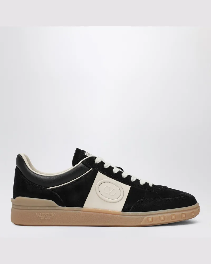 Valentino Garavani Schwarz/elfenbeinfarbene Upvillage Sneaker Black