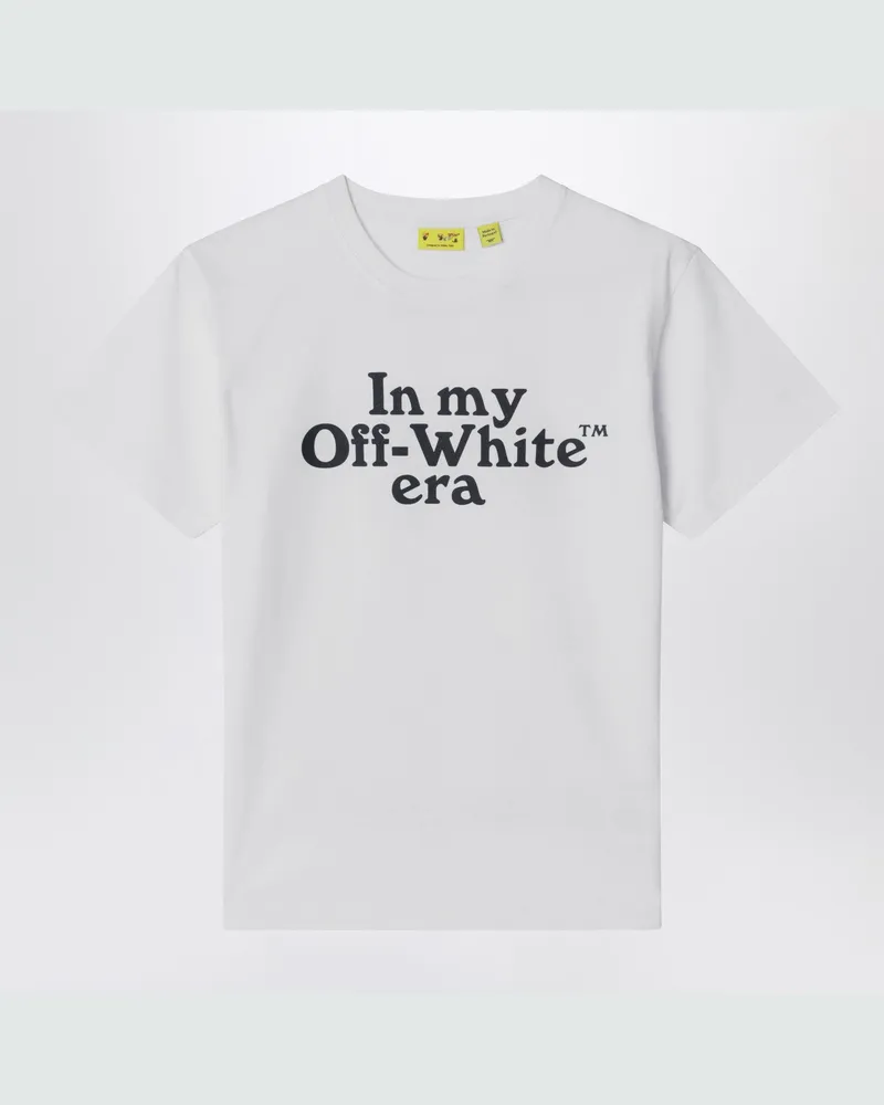 OFF-WHITE Weißes T-Shirt mit Arrow-Logo-Print White