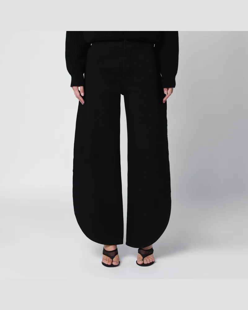 Alaïa Schwarze Baumwoll-Ballonhose Black