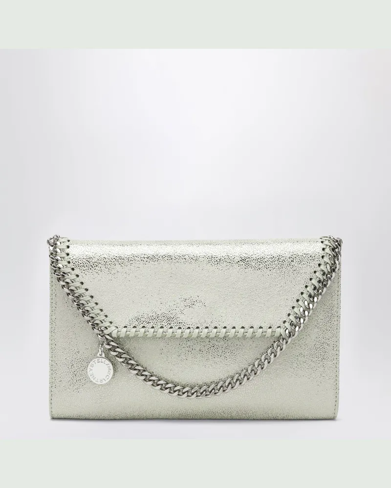 Stella McCartney Falabella Wallet-on-Chain in hellem Lime-Grün Green