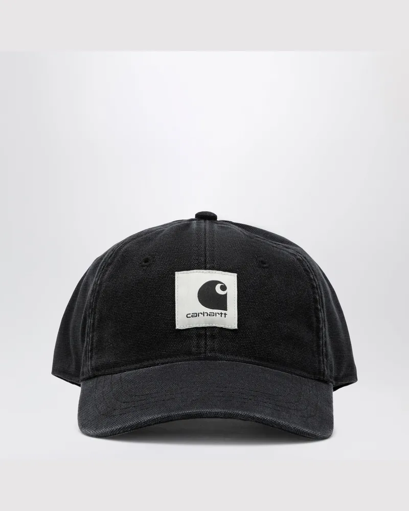 Carhartt WIP Canvas Cap aus Baumwoll-Canvas in Schwarz Black