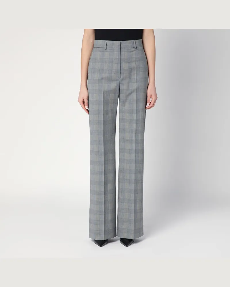 SPORTMAX Glencheck-Hose Schwarz
