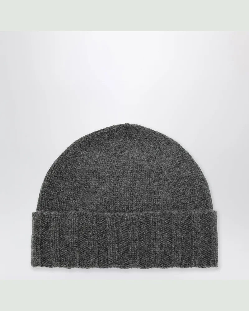 Drumohr  Graue Kaschmirmütze Grey