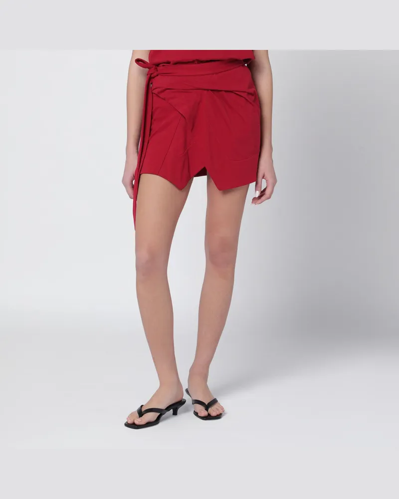 Isabel Marant Berenice-Minikleid aus kirschfarbenem Jersey Red