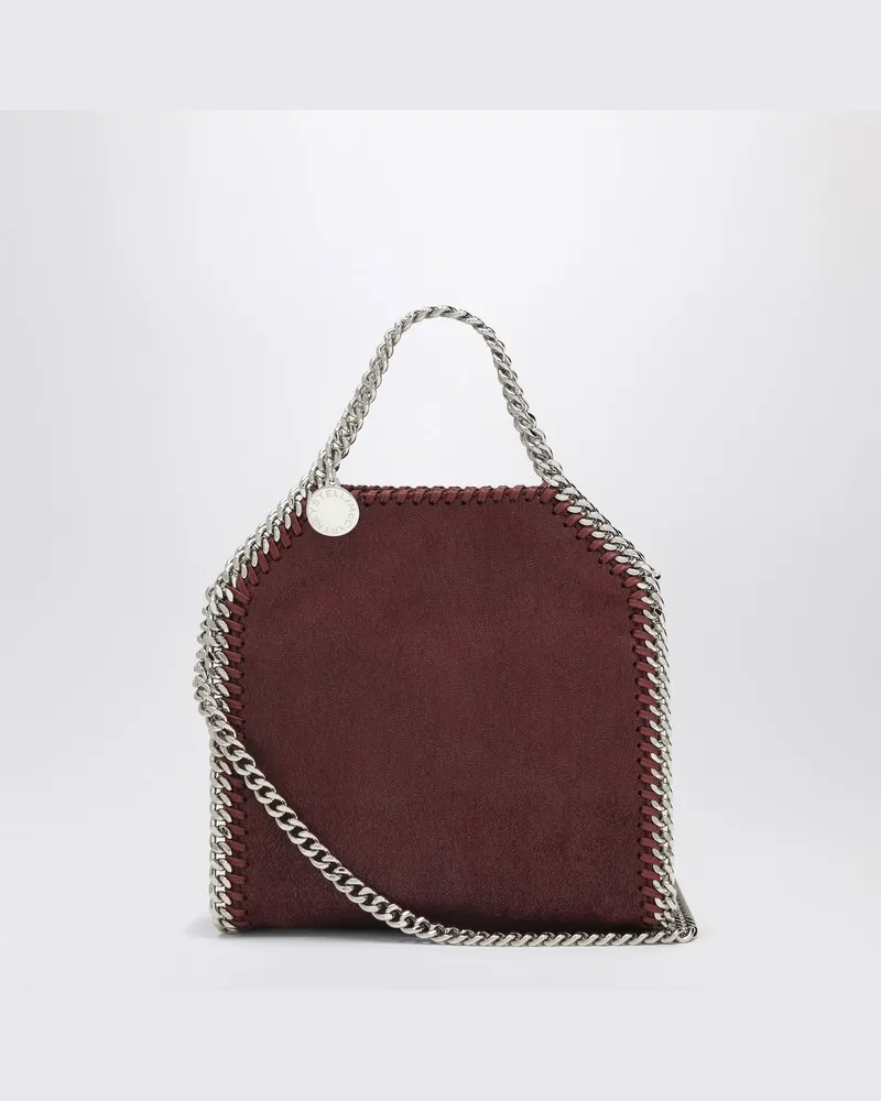 Stella McCartney Tote Bag micro Falabella pflaumenfarben Burgunderrot