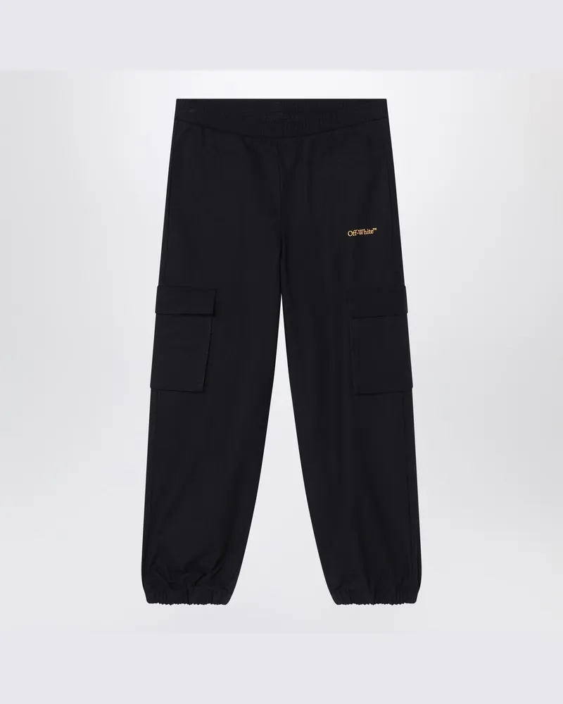 OFF-WHITE Schwarze Jogginghose mit Logo Schwarz