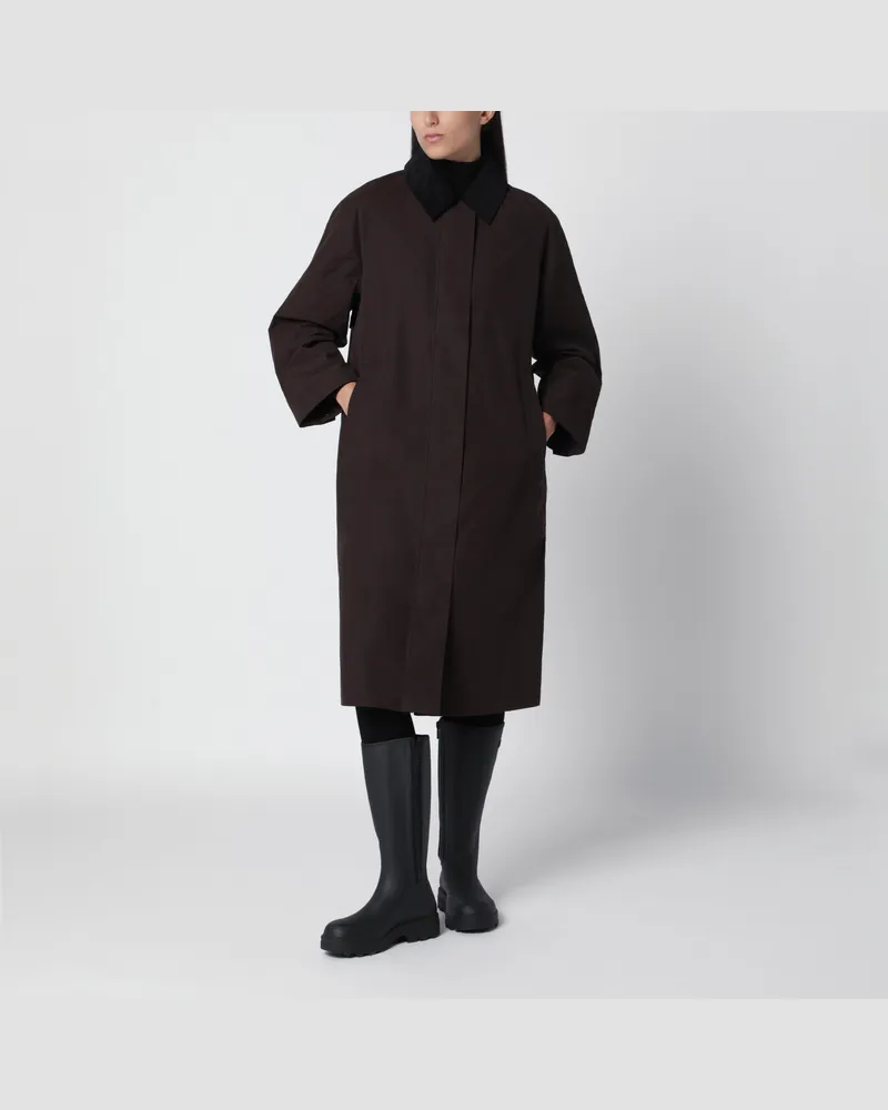 Tretorn Dark brown Dawn coat in cotton blend Brown
