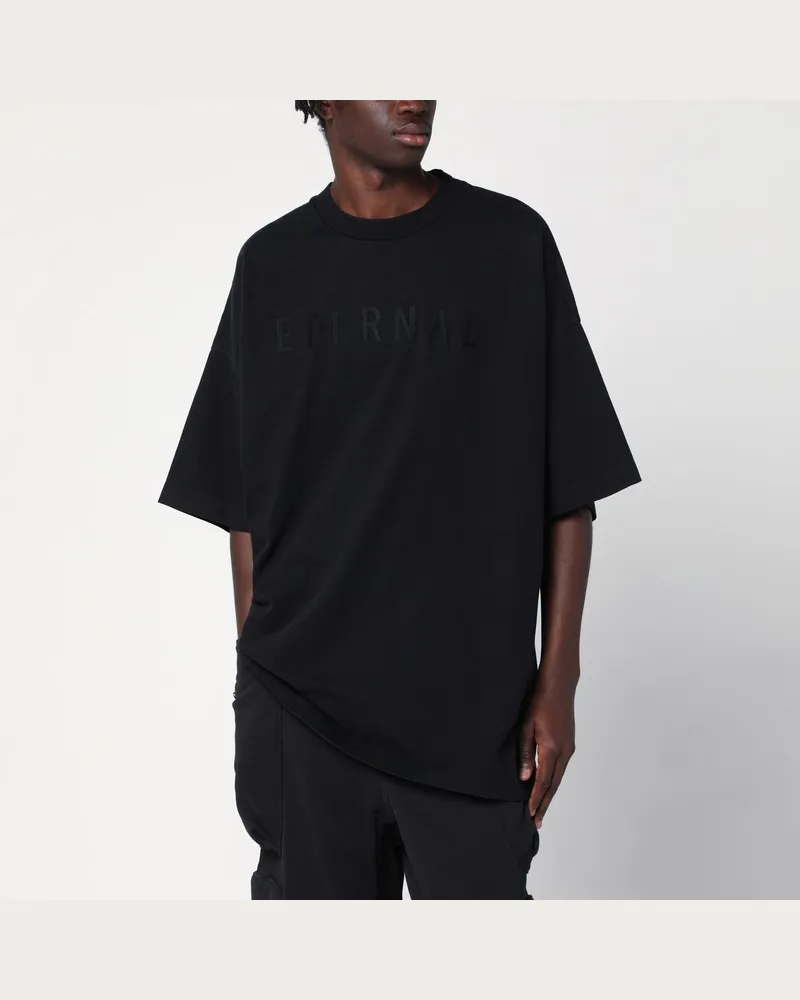 Fear of God Schwarzes Eternal T-Shirt Schwarz