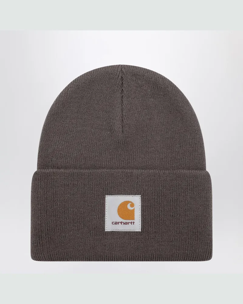 Carhartt WIP Graue Mütze Acrylic Watch Grey