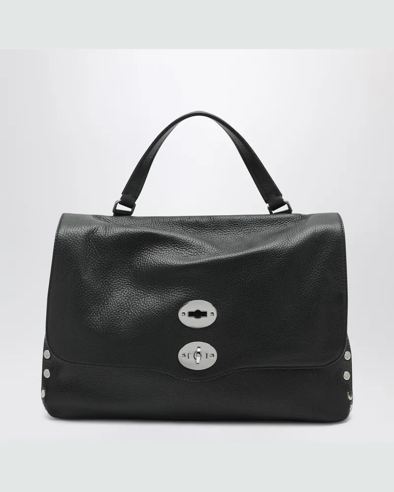 Zanellato Postina Tasche mittel schwarz Black