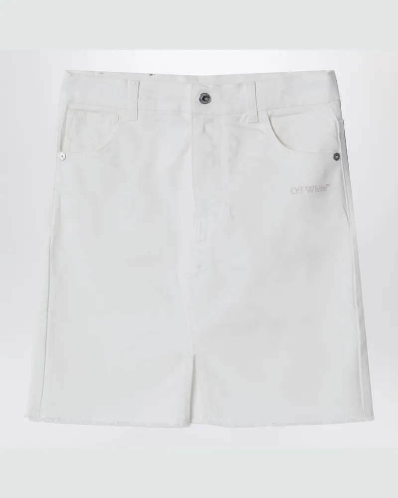 OFF-WHITE Weißer Rock mit Arrow-Motiv White