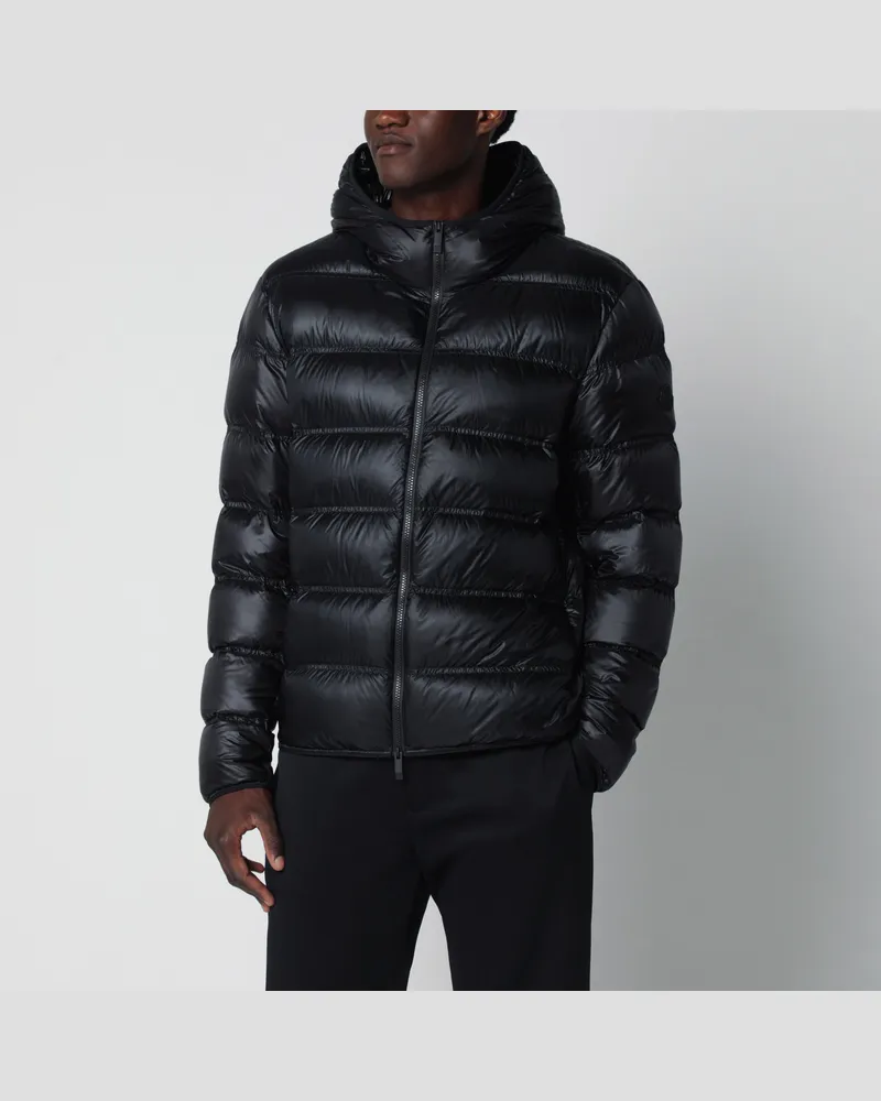 Moncler Daunenjacke Guadiana mit Kapuze aus Nylon, schwarz Black