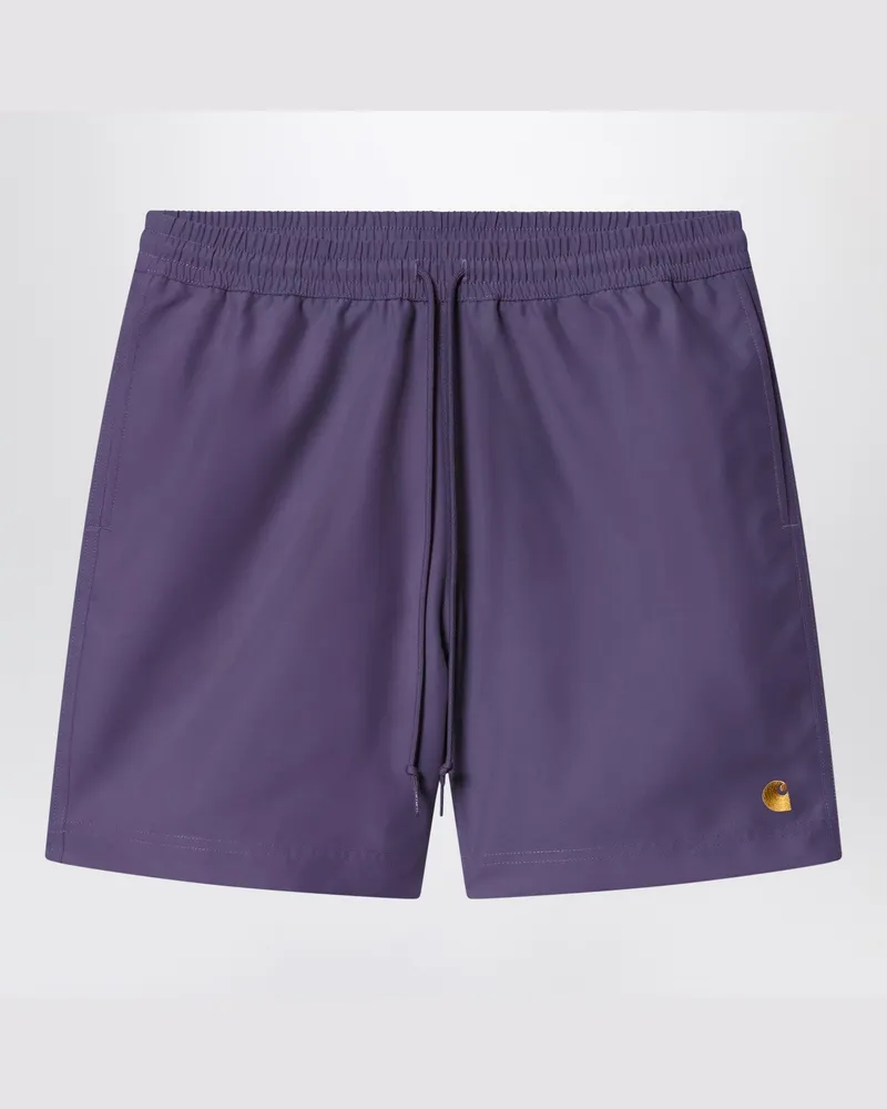 Carhartt WIP Chase Badeshorts in Calla-Violett Purple