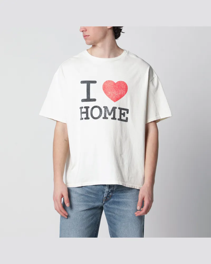 GALLERY DEPT. Elfenbeinfarbenes „I Love Home"-T-Shirt White