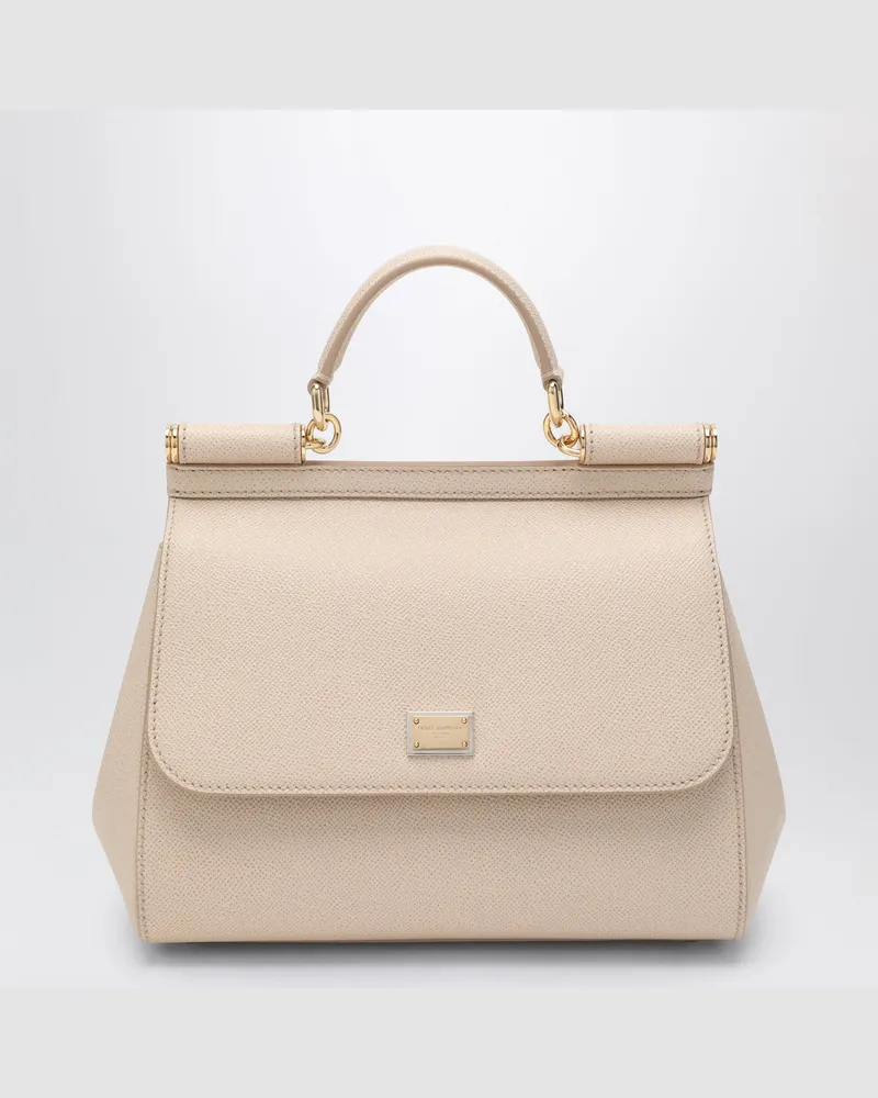 Dolce & Gabbana Große Sicily Handtasche in Fleischrosa Pink