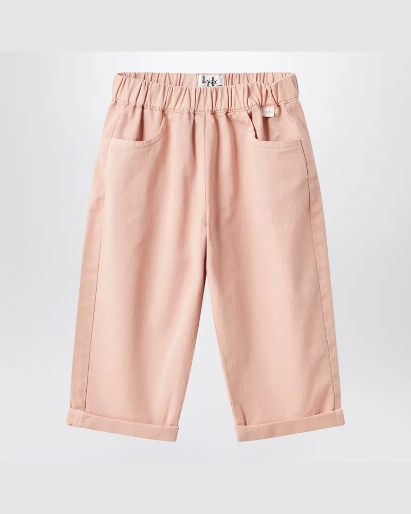 Il Gufo Rosa Baumwollhose Rosa