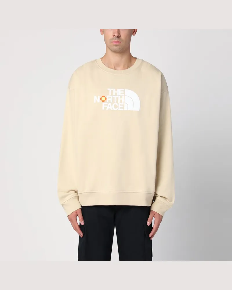 The North Face Beigefarbenes Sweatshirt TNF X Yinka Ilori Hellblau