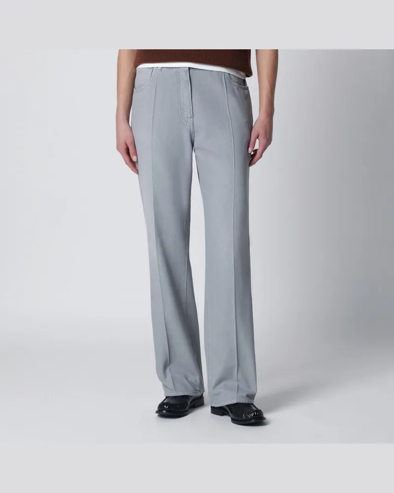 Prada Graue Jeans aus gewaschenem Denim Grey