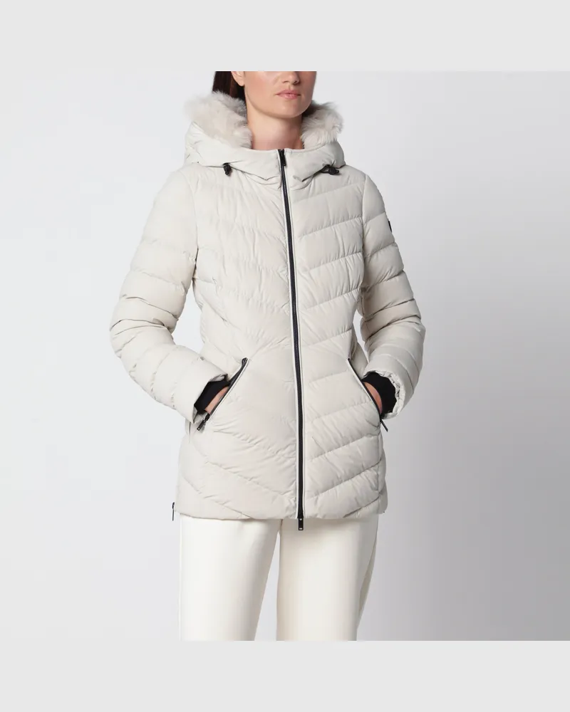 Moose Knuckles Roselawn Alabaster Nylonjacke White