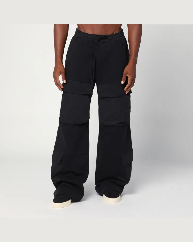 Entire Studios Schwarze Cargohose aus Baumwolle Schwarz