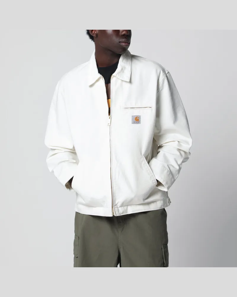 Carhartt WIP Weiße Detroit Jacket Hamilton White