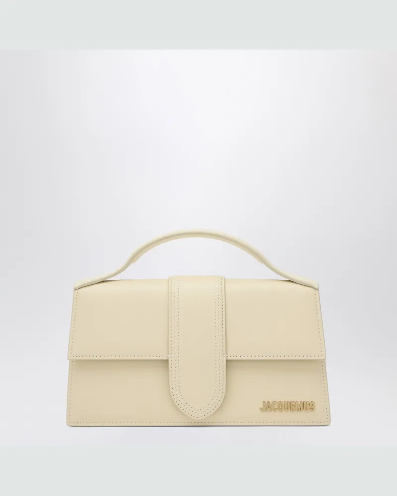 Jacquemus Le Grand Bambino Tasche aus elfenbeinfarbenem Leder White