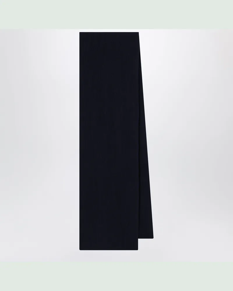 Le Bonnet Schal aus Wolle und Caregora in Midnight Blue