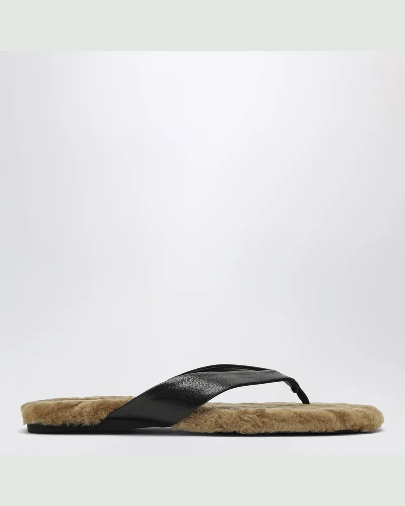 SENSO Black/Cinnamon Babette flip-flop sandals Brown