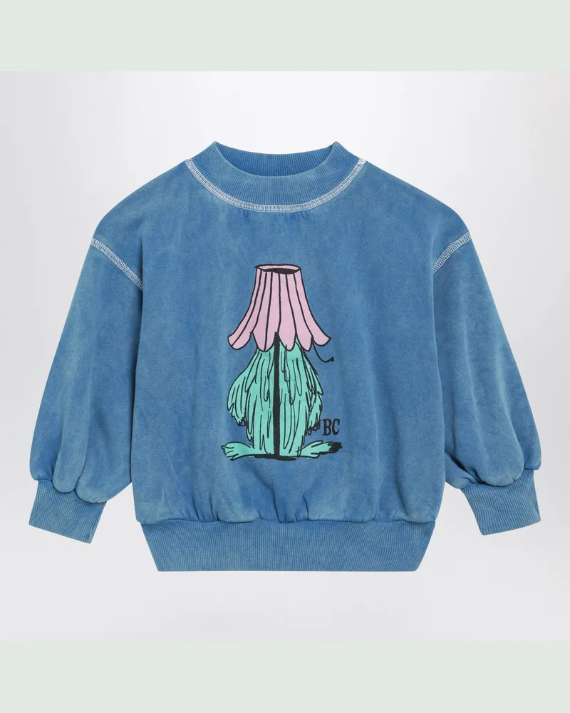 BOBO CHOSES Hidden Monster Sweatshirt aus blauer Baumwolle Blue