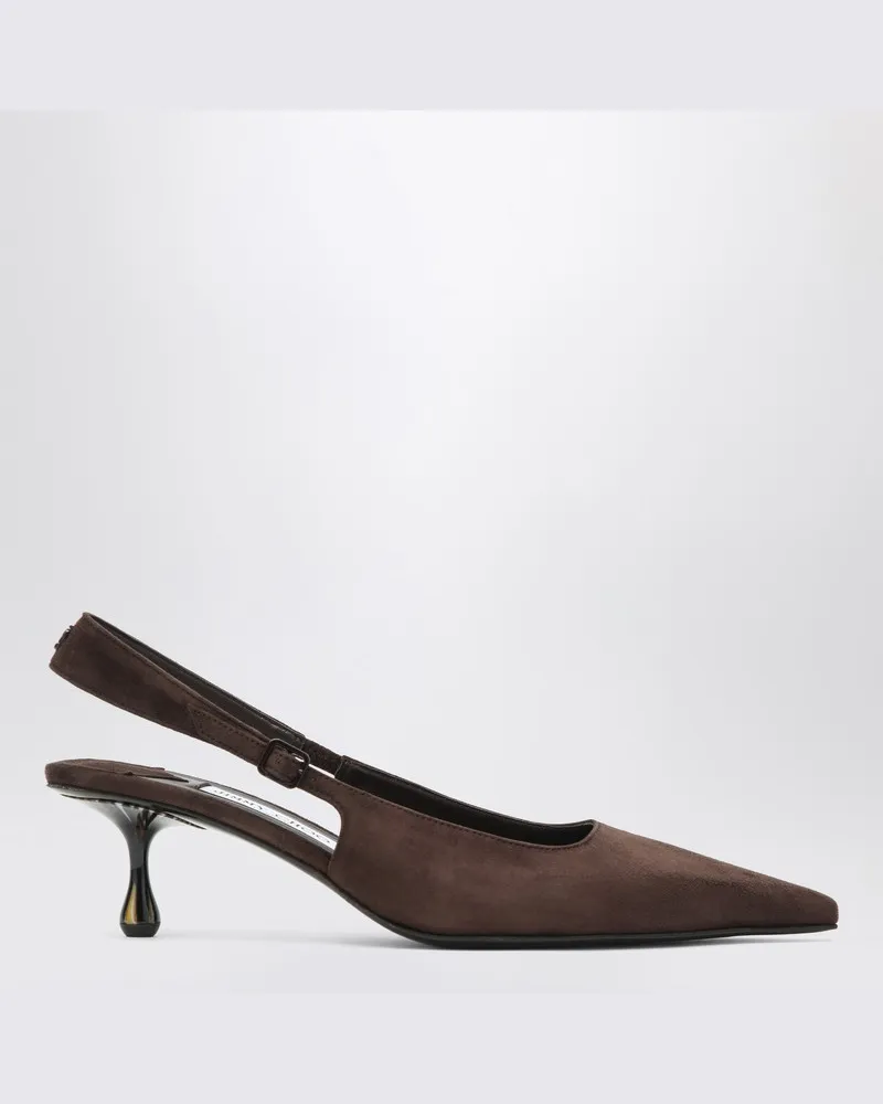 Jimmy Choo Amel 50 Pumps in Schokoladenfarbe Beige