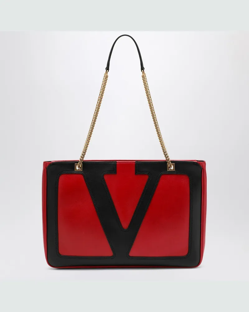 Valentino Garavani Mittlere Viva Superstar Tasche rot/schwarz Red