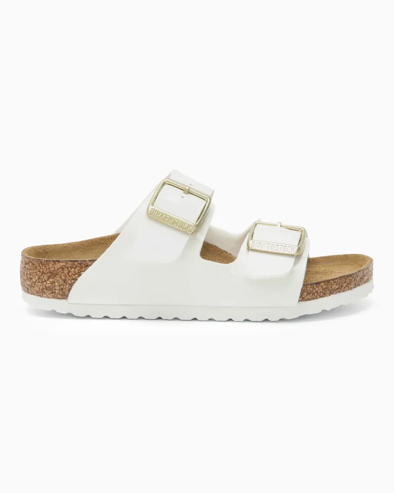 Birkenstock Weiße Pantolette Arizona Weiß