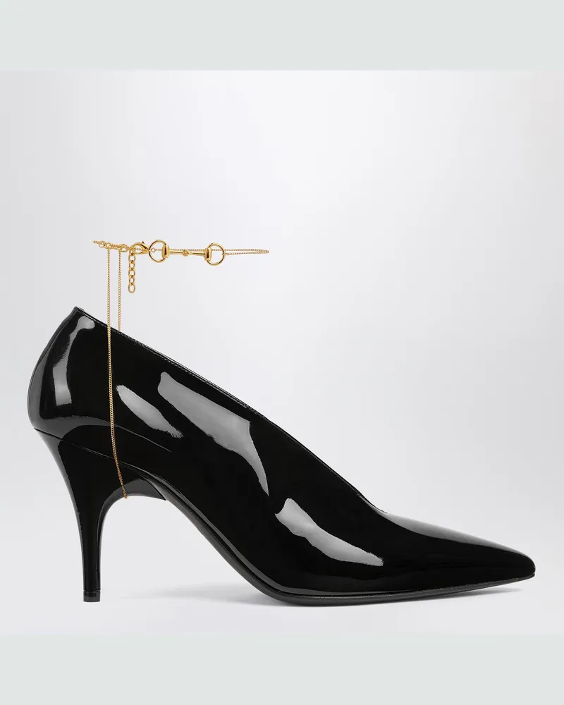 Gucci Schwarze  97 Mules mit Absatz Black
