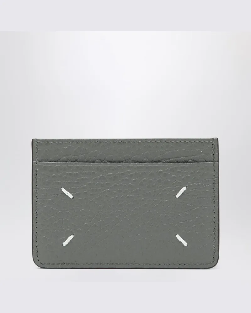 Maison Margiela Four Stitches grauer Kartenhalter 